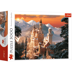 Puzzle 3000 Zimowy Zamek Neuschwanstein Niemcy 33025