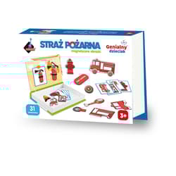 Puzzle 31 magnetyczne obrazki straż pożarna 110752