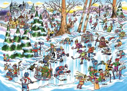 Galeria - zdjęcie nr. 2 - Puzzle 350 Hokejowe miasteczko 112687