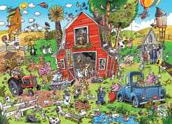 Galeria - zdjęcie nr. 2 - Puzzle 350 Wiejskie szaleństwo 112684