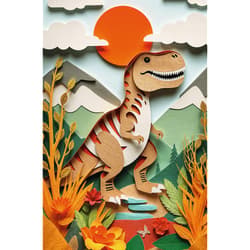 Galeria - zdjęcie nr. 2 - Puzzle 3D 160 40-lecie Trefl Dinozaur 40048