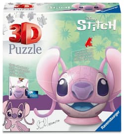 Puzzle 3D: Disney Stitch Kula Angel z uszami