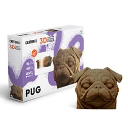 Puzzle 3D kartonowe - Mops
