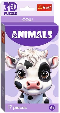Puzzle 3D Krówka TREFL
