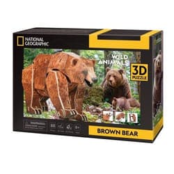 Puzzle 3D National Geographic Niedźwiedź Brunatny