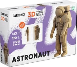 Puzzle 3D z kartonu Astronauta