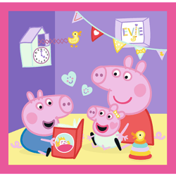 Galeria - zdjęcie nr. 3 - Puzzle 3w1 Peppa i przyjaciele 34873