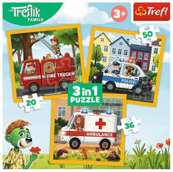 Puzzle 3w1 Radosne uśmiechy TREFL