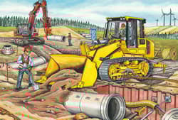 Galeria - zdjęcie nr. 4 - Puzzle 3x48 Pojazdy budowlane 112943