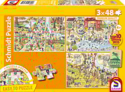Puzzle 3x48 PQ Wycieczka do ZOO 113959
