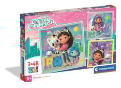 Puzzle 3x48 Super kolor Gabby’s Dollhouse The Movie 25002