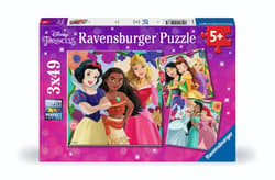 Puzzle 3x49 Disney Princess