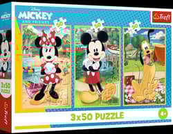 PUZZLE 3x50 - Myszki na wakacjach 34881