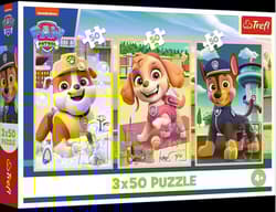 Puzzle 3x50 Nasze pieski Viacom PAW Patrol  34878