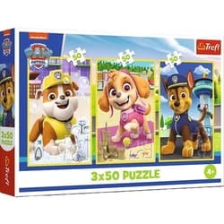 Puzzle 3x50 Nasze pieski Viacom PAW Patrol  34878