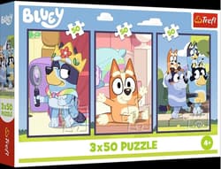 PUZZLE 3x50 - Rodzina Bluey" / BBC Bluey FSC Mix 70% 34890