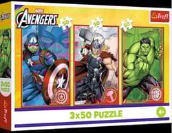 PUZZLE 3x50  Twój bohater 34891