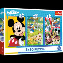 Puzzle 3x80 Ekipa Myszki Miki 34887