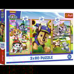 PUZZLE 3x80 - Psia zgraja" / Viacom PAW Patrol FSC Mix 70% 34886