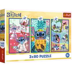 Puzzle 3x80 Świat Stitcha TREFL