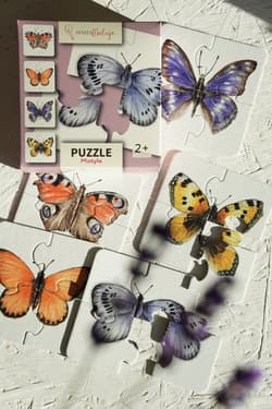 Galeria - zdjęcie nr. 4 - Puzzle 4 elementowe Motyle