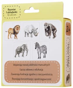 Galeria - zdjęcie nr. 3 - Puzzle 4 elementowe Zwierzęta Afryki