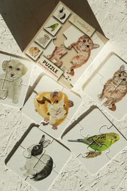 Galeria - zdjęcie nr. 2 - Puzzle 4 elementowe Zwierzęta domowe