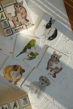 Galeria - zdjęcie nr. 3 - Puzzle 4 elementowe Zwierzęta domowe