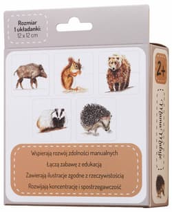 Galeria - zdjęcie nr. 3 - Puzzle 4 elementowe Zwierzęta leśne