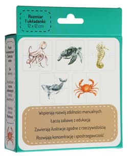 Galeria - zdjęcie nr. 2 - Puzzle 4 elementowe Zwierzęta wodne