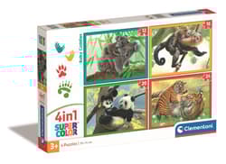 Puzzle 4 w 1 Super Kolor Baby Cuddles 21532