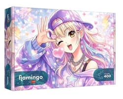 Puzzle 400 Flamingo - Pastelowy urok TREFL