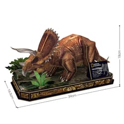 Galeria - zdjęcie nr. 2 - Puzzle 44 3D Triceratops National Geographic license
