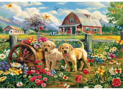Galeria - zdjęcie nr. 4 - Puzzle 48 Puppy Spring by Shawna Steward 6748-6021