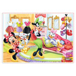 Galeria - zdjęcie nr. 2 - Puzzle 4w1 (12,15,20,24) Minnie z przyjaciółmi 34355