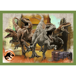 Galeria - zdjęcie nr. 3 - Puzzle 4w1 (35,48,64,70)  Groźne dinozaury Jurassic World 34607