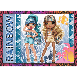Galeria - zdjęcie nr. 5 - Puzzle 4w1 (35,48,64,70) Modne laleczki Rainbow high 34614