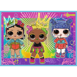 Galeria - zdjęcie nr. 2 - Puzzle 4w1 (35,48,64,70 Poznaj laleczki LOL Surprise! 34613