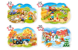 Galeria - zdjęcie nr. 2 - Puzzle 4w1 (8,12,15,20) maxi cztery pory roku B-043019