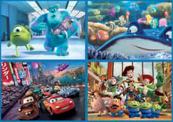 Galeria - zdjęcie nr. 2 - Puzzle 4w1 Bohaterowie bajek Disney Pixar 110629