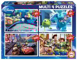 Puzzle 4w1 Bohaterowie bajek Disney Pixar 110629
