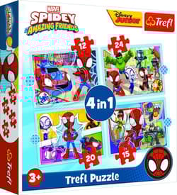 Puzzle 4w1 Ekipa Spidey"a
