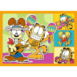 Galeria - zdjęcie nr. 4 - Puzzle 4w1 Garfield kocha lazanię 34673