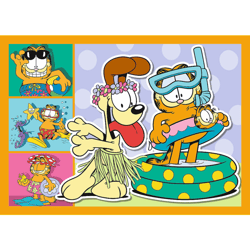 Galeria - zdjęcie nr. 2 - Puzzle 4w1 Garfield kocha lazanię 34673