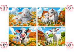 Galeria - zdjęcie nr. 2 - Puzzle 4w1 Loving Animals B-041060