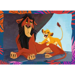 Galeria - zdjęcie nr. 4 - Puzzle 4w1 Odważny Król Lew Disney 34653