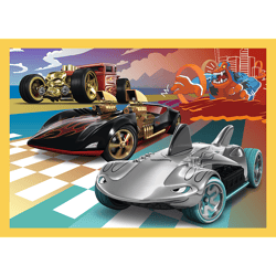 Galeria - zdjęcie nr. 3 - Puzzle 4w1 Pojazdy Hot Wheels 34627
