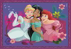 Galeria - zdjęcie nr. 3 - Puzzle 4w1 super kolor Disney princess 21517