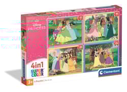 Puzzle 4w1 Super kolor Disney Princess 21746