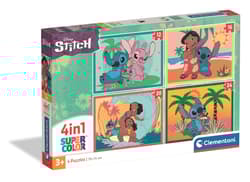 Puzzle 4w1 Super kolor Stitch 21745